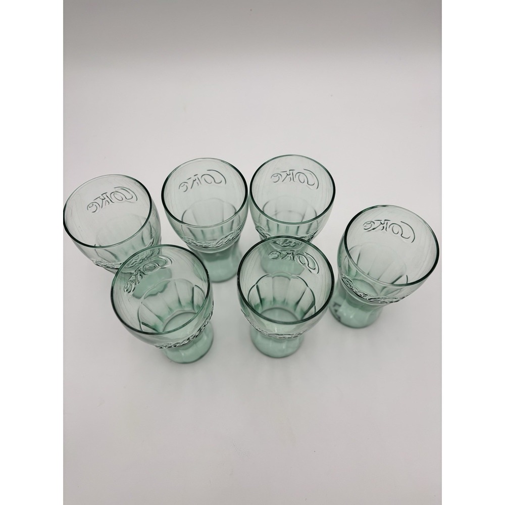 Vintage Coca Cola Glass Lot Of 6 - Picture 4 of 4